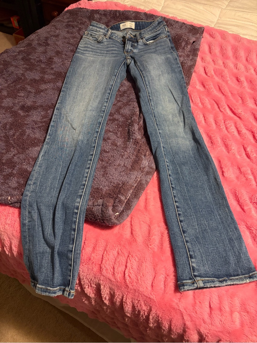 Classic Women's Blue Bootcut Jeans Bke Stella buckle jeans